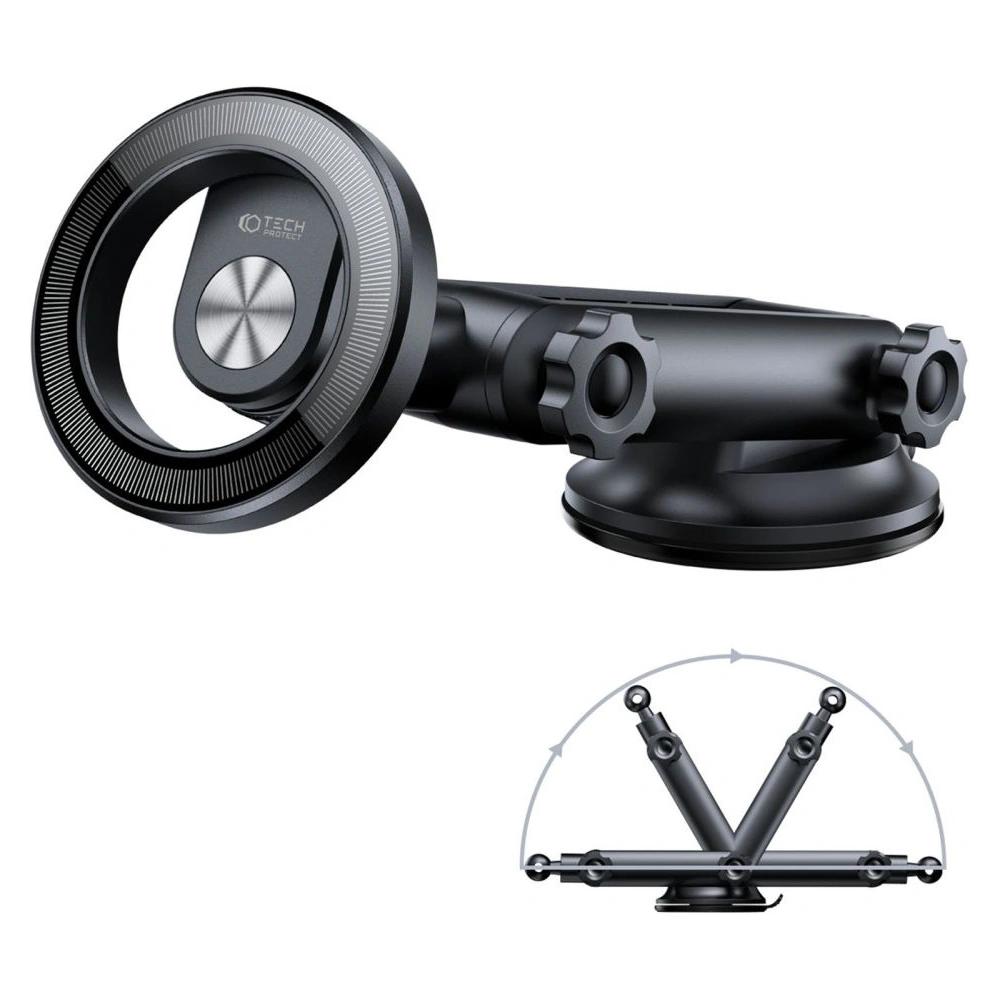Wholesale Tech-Protect N53 Magnetic MagSafe Dashboard Car Mount Black - THP1913 - {ean13} - Hurt