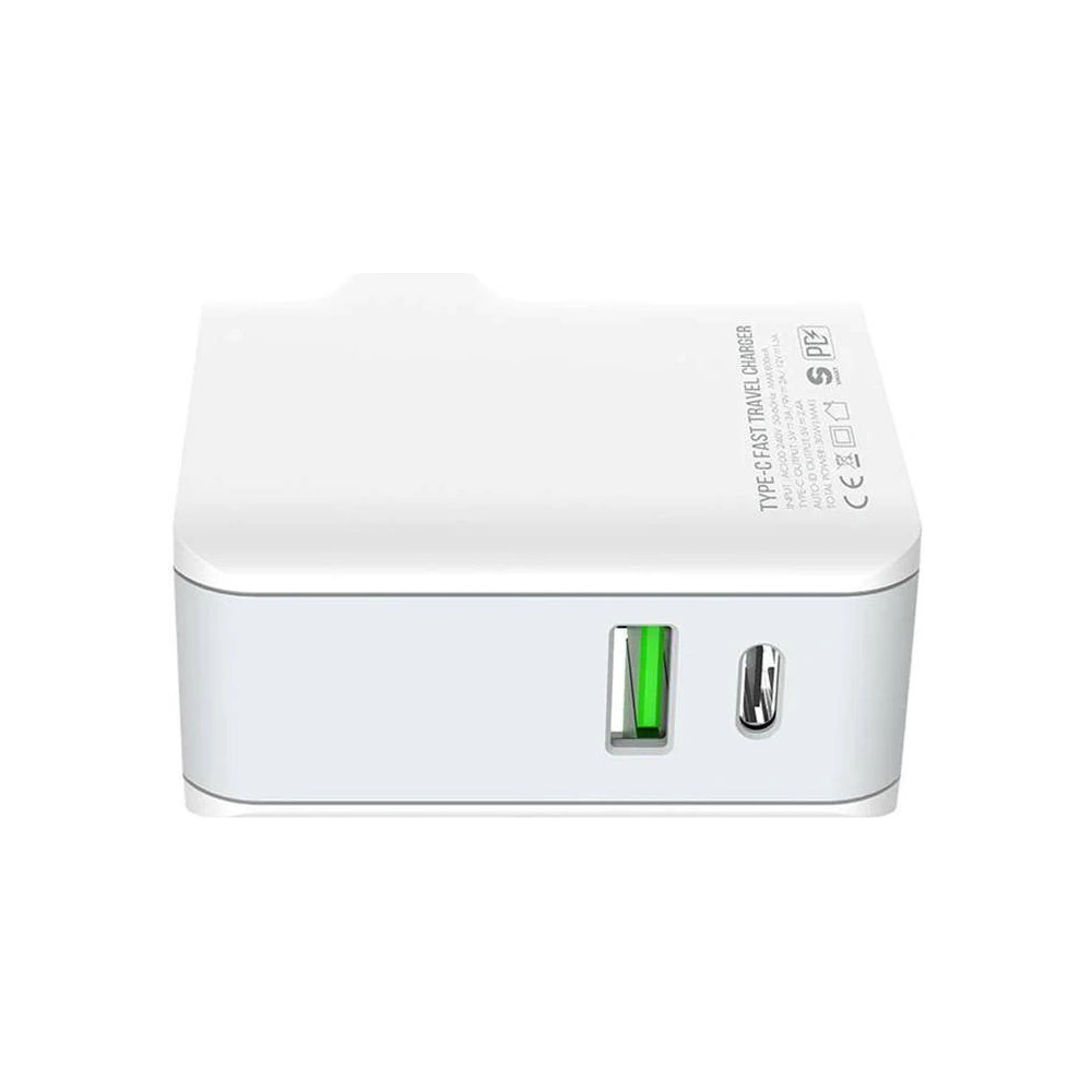 Hurtownia GSM - Încărcător de rețea LDNIO A4403C USB-A, USB-C 20W + cablu microUSB - LDN189 - {ean13} - Hurt