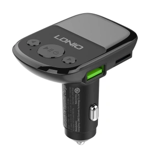 Hurtownia GSM - Transmitter FM LDNIO C706Q, Bluetooth 2xUSB-A, AUX + kabel USB-C - LDN194 - {ean13} - Hurt