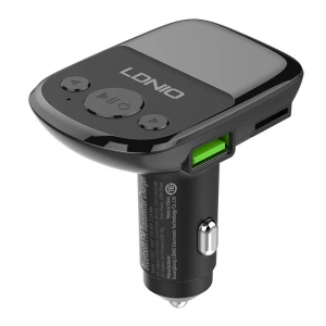 Hurtownia GSM - Transmitter FM LDNIO C706Q, Bluetooth 2xUSB-A, AUX + kabel Lightning - LDN196 - {ean13} - Hurt