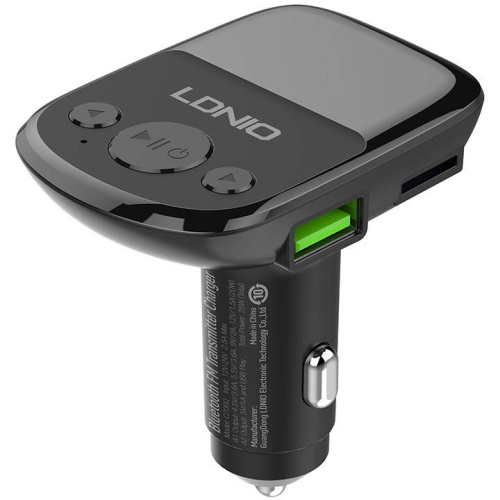LDNIO Distributor - 5905316142848 - LDN196 - LDNIO C706Q Transmitter FM Bluetooth 2xUSB-A, AUX + Lightning cable - B2B homescreen