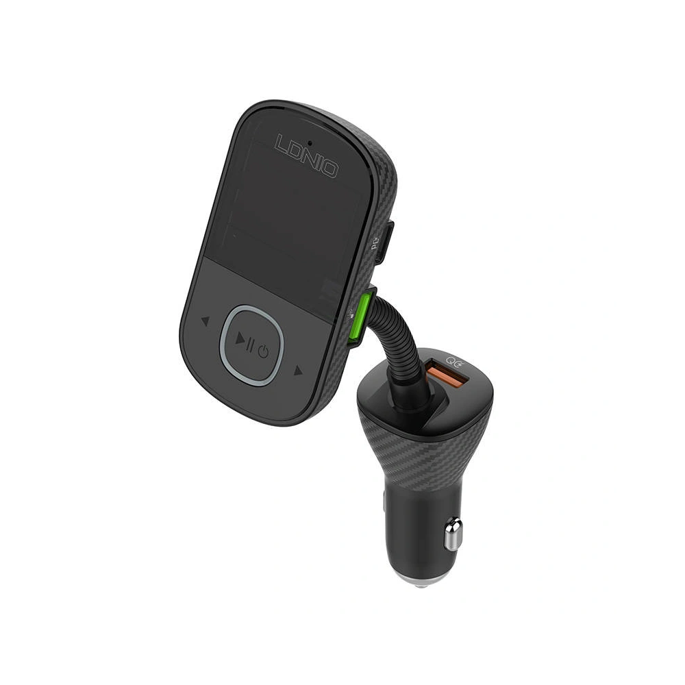 Wholesale LDNIO C705Q Transmitter FM Bluetooth 2xUSB-A, USB-C + USB-C/Lightning cable - LDN197 - {ean13} - Hurt