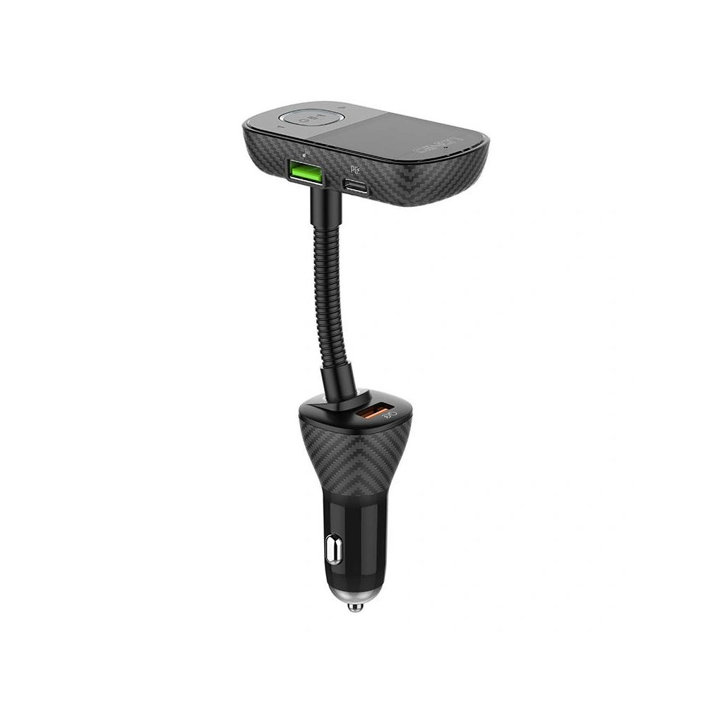 Wholesale LDNIO C705Q Transmitter FM Bluetooth 2xUSB-A, USB-C + USB-C/Lightning cable - LDN197 - {ean13} - Hurt