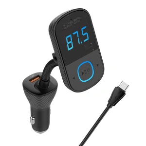 Hurtownia GSM - Transmiter FM LDNIO C705Q Bluetooth 2xUSB-A, USB-C + kabel USB-C - LDN198 - {ean13} - Hurt