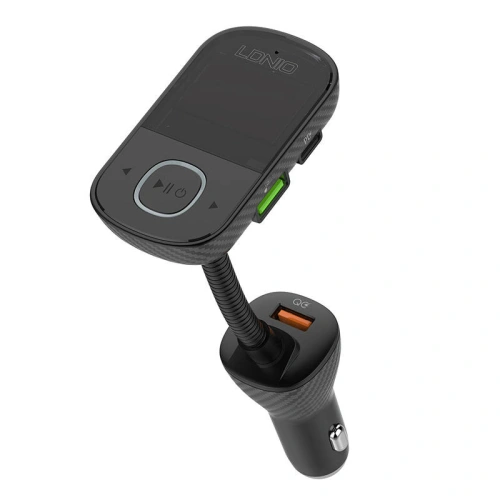 Transmiter FM LDNIO C705Q Bluetooth 2xUSB-A, USB-C + kabel USB-C