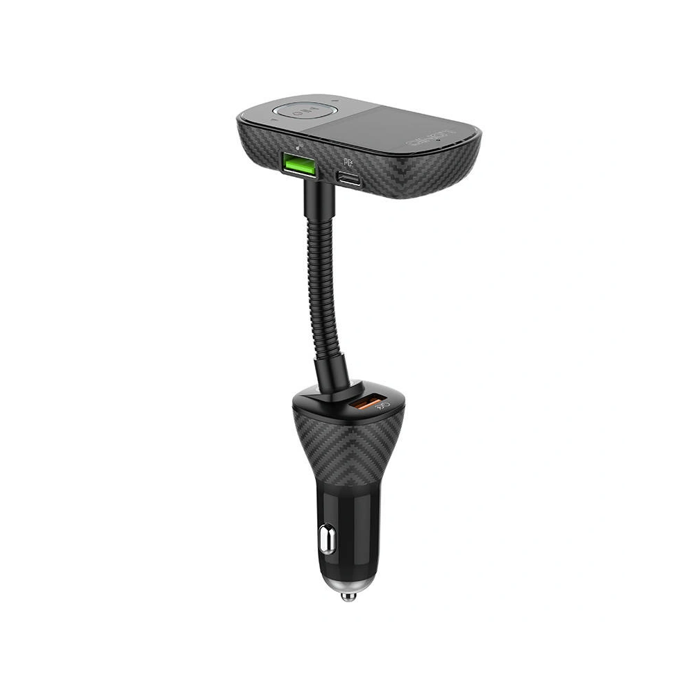 Hurtownia GSM - Transmitter FM LDNIO C705Q Bluetooth 2xUSB-A, USB-C + kabel microUSB - LDN199 - {ean13} - Hurt