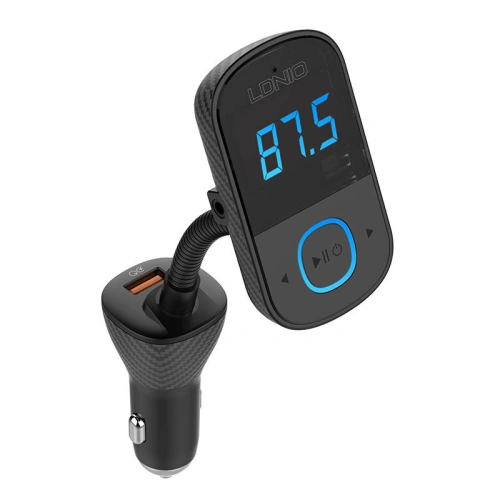 Transmiter FM LDNIO C705Q Bluetooth 2xUSB-A, USB-C + kabel microUSB