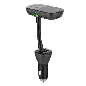 Hurtownia GSM - Transmiter FM LDNIO C705Q Bluetooth 2xUSB-A, USB-C + kabel Lightning - LDN200 - {ean13} - Hurt