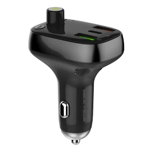 Hurtownia GSM - Transmiter FM LDNIO C704Q Bluetooth 2xUSB-A, USB-C + kabel USB-C/USB-C - LDN201 - {ean13} - Hurt