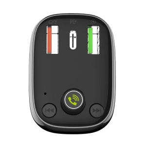 Hurtownia GSM - Transmiter FM LDNIO C704Q Bluetooth 2xUSB-A, USB-C + kabel USB-C/USB-C - LDN201 - {ean13} - Hurt