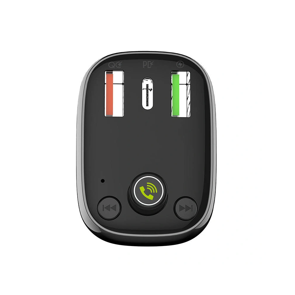 Hurtownia GSM - FM-Transmitter LDNIO C704Q Bluetooth 2xUSB-A, USB-C + USB-C/USB-C Kabel - LDN201 - {ean13} - Hurt