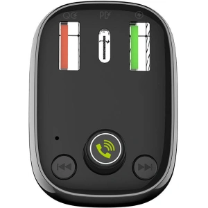 Hurtownia GSM - Transmiter FM LDNIO C704Q Bluetooth 2xUSB-A, USB-C + kabel Lightning - LDN205 - {ean13} - Hurt