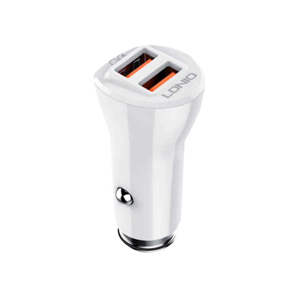 Hurtownia GSM - Auto nabíječka LDNIO C511Q 2xUSB-A + kabel USB-C - LDN206 - {ean13} - Hurt