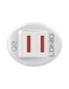Hurtownia GSM - Auto nabíječka LDNIO C511Q 2xUSB-A + kabel USB-C - LDN206 - {ean13} - Hurt