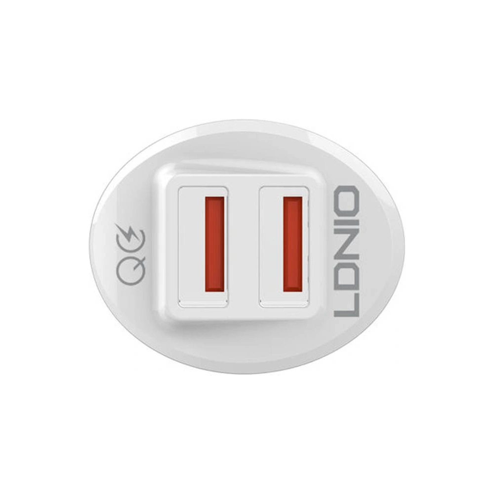 Hurtownia GSM - Autós töltő LDNIO C511Q 2xUSB-A + USB-C kábel - LDN206 - {ean13} - Hurt
