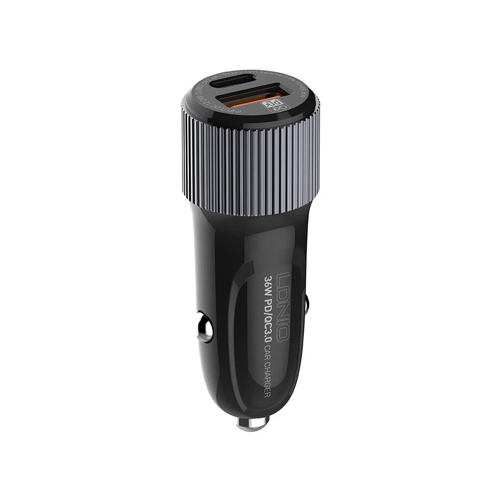 Hurtownia GSM - Auto nabíječka LDNIO C510Q USB-A, USB-C + kabel USB-C - LDN211 - {ean13} - Hurt