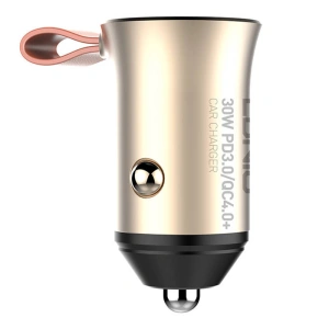 Ładowarka samochodowa LDNIO C509Q USB-A, USB-C 30W + kabel Lightning