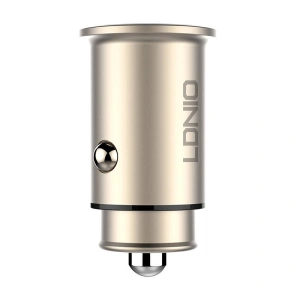 Ładowarka samochodowa LDNIO C506Q USB-A, USB-C + kabel USB-C/Lightning