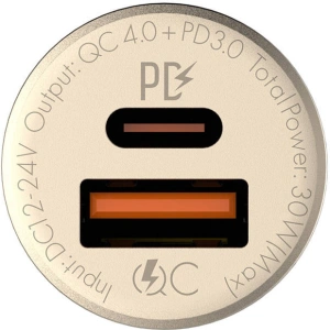 Ładowarka samochodowa LDNIO C506Q USB-A, USB-C + kabel microUSB