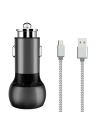 Auto nabíječka LDNIO C503Q 2xUSB-A + kabel USB-C
