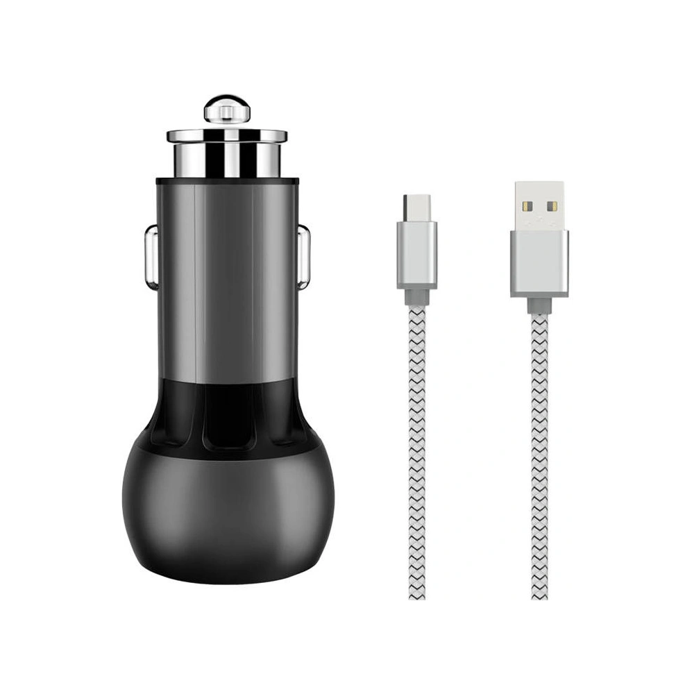 Hurtownia GSM - Auto nabíječka LDNIO C503Q 2xUSB-A + kabel USB-C - LDN223 - {ean13} - Hurt