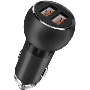 Ładowarka samochodowa LDNIO C503Q 2xUSB-A + kabel USB-C