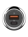 Hurtownia GSM - Ładowarka samochodowa LDNIO C1 USB-A, USB-C + kabel USB-C/USB-C - LDN229 - {ean13} - Hurt