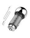 Auto-Ladegerät LDNIO C1 USB-A, USB-C + USB-C-Kabel