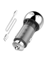 Auto-Ladegerät LDNIO C1 USB-A, USB-C + Lightning-Kabel