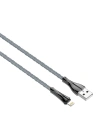 Cablul LDNIO LS462 USB-A/Lightning LED, 2m