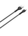 Kabel LDNIO LS481 USB-A/microUSB LED, 1m