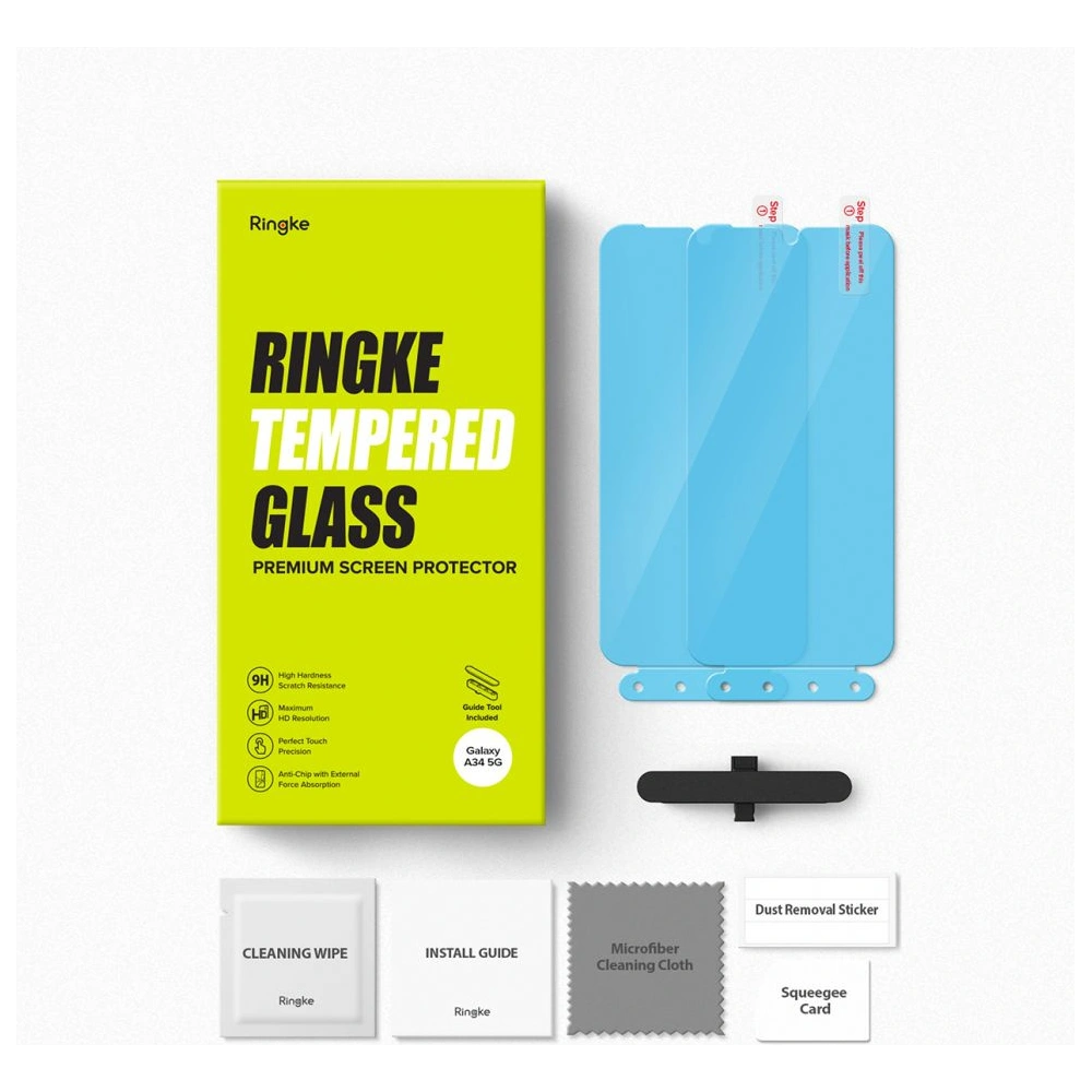 Hurtownia GSM - Edzett üveg Ringke Tempered Glass Samsung Galaxy A34 5G Clear [2 PACK] - RGK1802 - {ean13} - Hurt