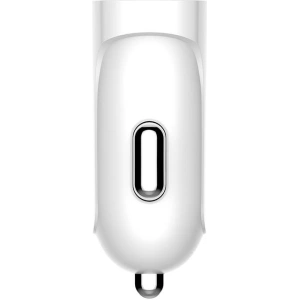 Auto nabíječka LDNIO DL-C17, 1x USB, 12W + USB-C kabel (bílá)