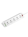 Hurtownia GSM - Listă de alimentare LDNIO SC10610 10x AC, 5x USB-A, 1x USB-C, 2500W, 2m (alb) - LDN317 - {ean13} - Hurt