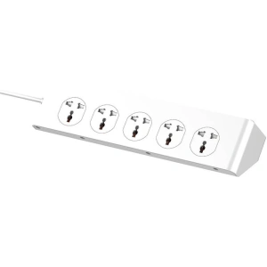 Wholesale LDNIO SC10610 Power Strip 10x AC, 5x USB-A, 1x USB-C, 2500W, 2m (white) - LDN317 - {ean13} - Hurt