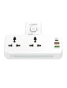 Hurtownia GSM - Listă de alimentare LDNIO SC2311 2x AC, 2USB, USB-C, 2500W cu lampă de noapte (albă) - LDN318 - {ean13} - Hurt