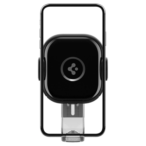 Uchwyt samochodowy z ładowarką bezprzewodową Spigen UTS35W OneTap Universal Windshield & Dashboard Car Mount Wireless Charger Black