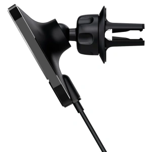 Autós tartó vezeték nélküli töltővel Spigen ITM12W OneTap Pro 3 Magnetic MagSafe szellőző autós tartó vezeték nélküli töltő Fekete