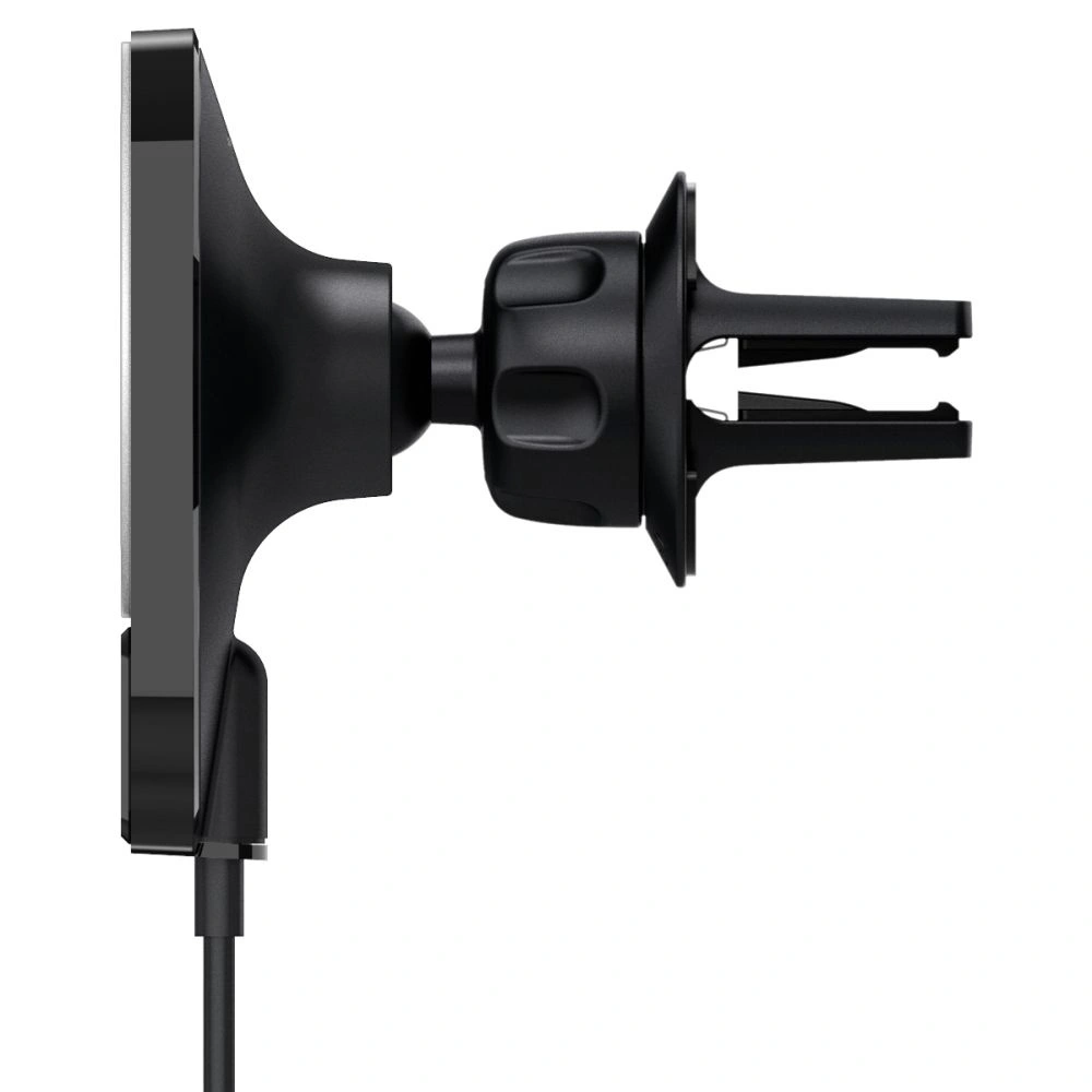 Hurtownia GSM - Autós tartó vezeték nélküli töltővel Spigen ITM12W OneTap Pro 3 Magnetic MagSafe szellőző autós tartó vezeték nélküli töltő Fekete - SPN2855 - {ean13} - Hurt