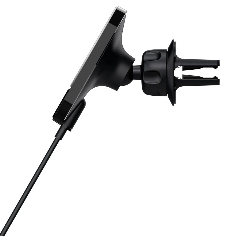 Hurtownia GSM - Autós tartó vezeték nélküli töltővel Spigen ITM12W OneTap Pro 3 Magnetic MagSafe szellőző autós tartó vezeték nélküli töltő Fekete - SPN2855 - {ean13} - Hurt