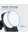 Hurtownia GSM - Autós tartó vezeték nélküli töltővel Spigen ITM12W OneTap Pro 3 Magnetic MagSafe szellőző autós tartó vezeték nélküli töltő Fekete - SPN2855 - {ean13} - Hurt