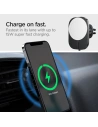 Hurtownia GSM - Autós tartó vezeték nélküli töltővel Spigen ITM12W OneTap Pro 3 Magnetic MagSafe szellőző autós tartó vezeték nélküli töltő Fekete - SPN2855 - {ean13} - Hurt