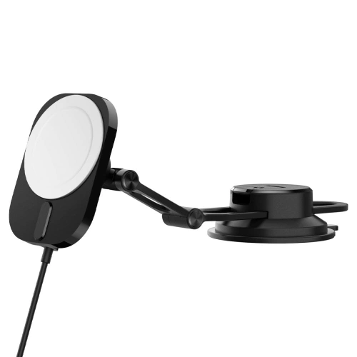 Uchwyt samochodowy z ładowarką bezprzewodową Spigen ITM35W OneTap Pro 3 Magnetic MagSafe Dashboard Car Mount Wireless Charger Black