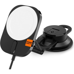 Wholesale Spigen ITM35W OneTap Pro 3 Magnetic MagSafe Dashboard Car Mount Wireless Charger Black - SPN2856 - {ean13} - Hurt