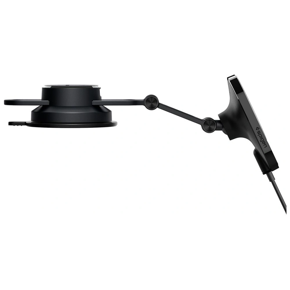 Hurtownia GSM - Uchwyt samochodowy z ładowarką bezprzewodową Spigen ITM35W OneTap Pro 3 Magnetic MagSafe Dashboard Car Mount Wireless Charger Black - SPN2856 - {ean13} - Hurt