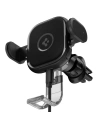 Autohalterung mit kabellosem Ladegerät Spigen UTS12W OneTap Universal Vent Car Mount Wireless Charger Schwarz