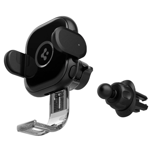 Uchwyt samochodowy z ładowarką bezprzewodową Spigen UTS12W OneTap Universal Vent Car Mount Wireless Charger Black