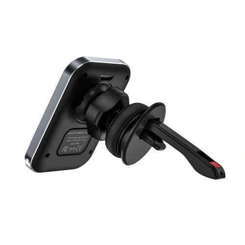 Uchwyt samochodowy z ładowarką bezprzewodową Tech-Protect MM15W-V2 Magnetic MagSafe Vent Car Mount Wireless Charger 15W Black