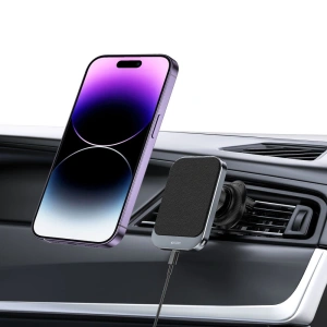 Hurtownia GSM - Autohalter mit drahtlosem Ladegerät Tech-Protect MM15W-V2 Magnetic MagSafe Belüftungs-Auto-Mount Wireless Charger 15W Schwarz - THP1915 - {ean13} - Hurt