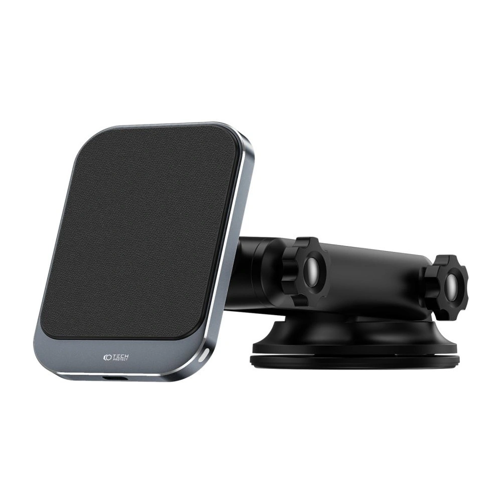 Hurtownia GSM - Uchwyt auto cu încărcător wireless Tech-Protect MM15W-V2 Magnetic MagSafe Suport Auto pentru Bord Încărcător Wireless 15W Negru - THP1917 - {ean13} - Hurt